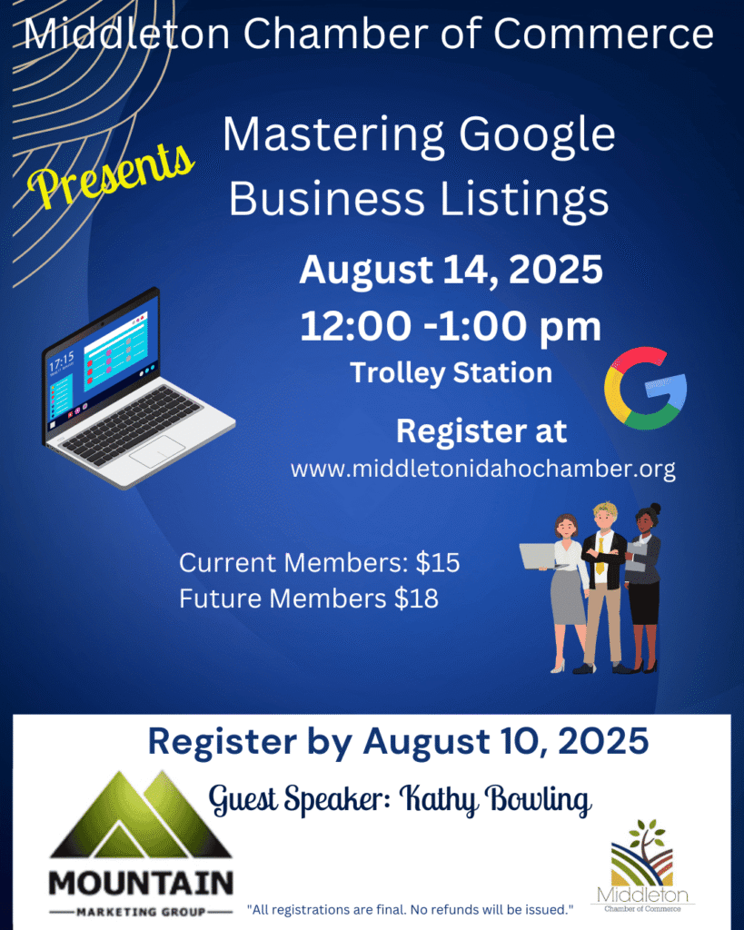 Middleton Chamber Luncheon August 2025 Google Business Class