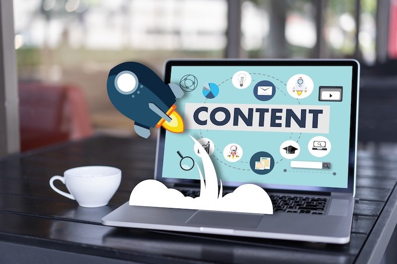 content marketing Content Data Blogging Media Publication Information Vision Concept