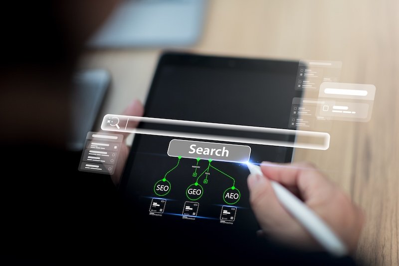 Advanced generative ai artificial search engine technology supports answer delivery improving seo aeo geo ranking across enterprise faq resource systems marketing optimization